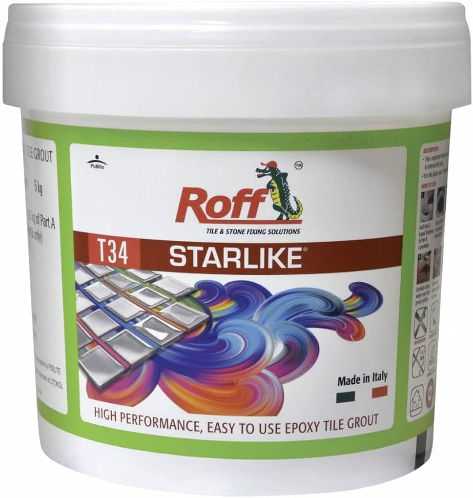 Roff T34 Starlike Epoxy Grout, 5 Kg