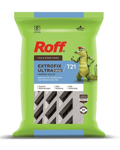 Roff T21 Extrofix Ultra Tile Adhesive, Grey, 20 Kg Bag